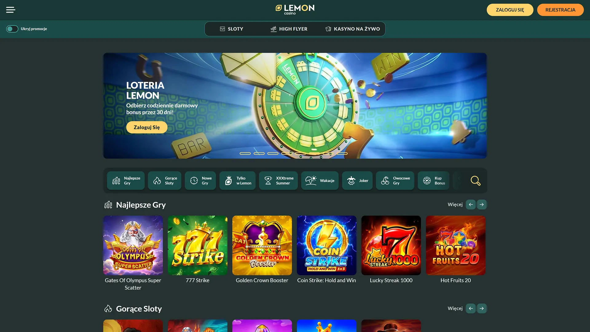 Lemon Casino bonus offer